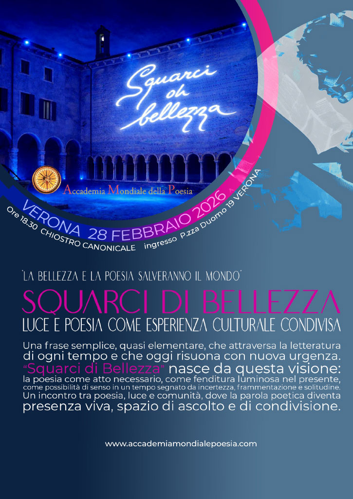 Squarci di Bellezza, Luce e poesia come esperienza culturale condivisa